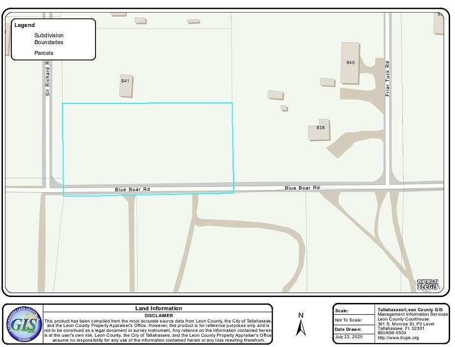 1 Acre of Land for Sale in Tallahassee - Tallahassee Fl 145272820