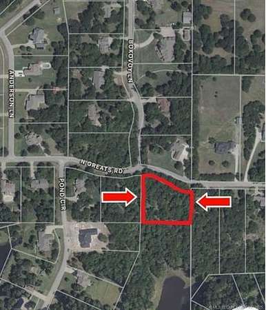 1 Acre of Residential Land for Sale in Sand Springs, Oklahoma