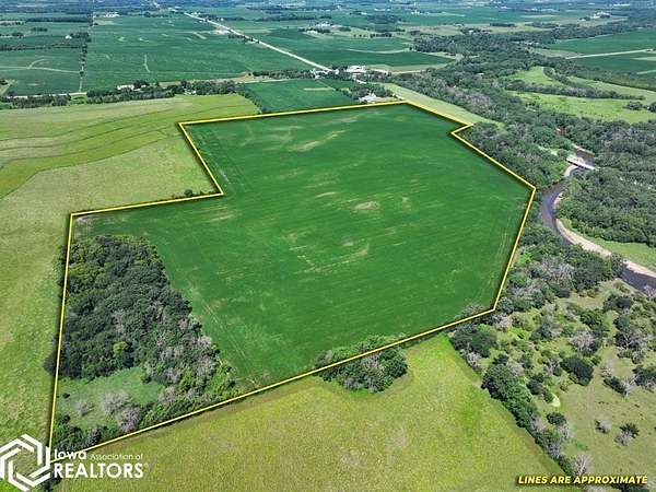 115 Acres of Recreational Land & Farm for Sale in Charles City, Iowa
