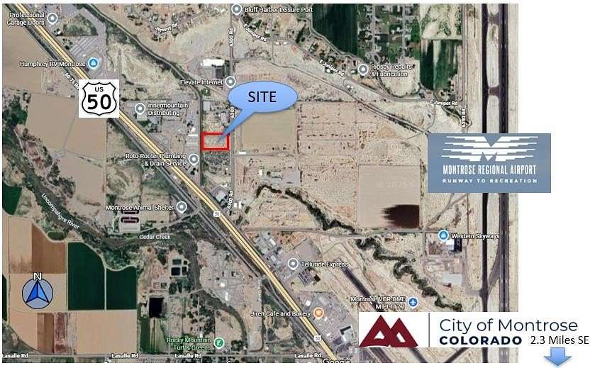 4.13 Acres of Commercial Land for Sale in Montrose, Colorado