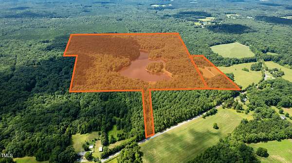 110 Acres of Recreational Land for Sale in Efland, North Carolina