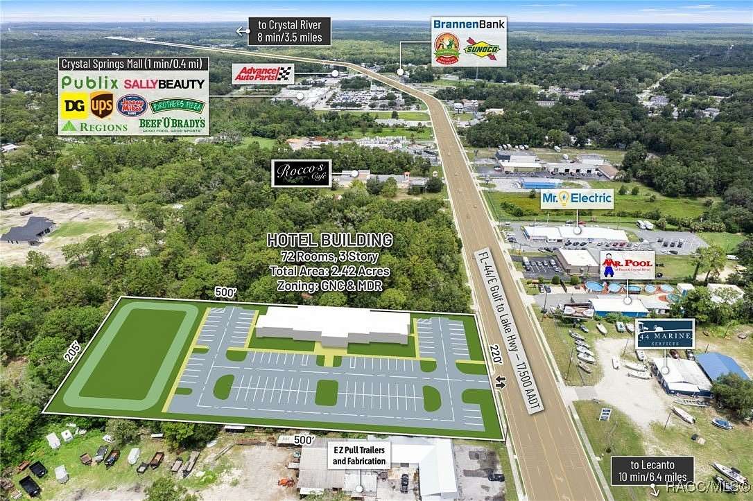 2.42 Acres of Residential Land for Sale in Crystal River, Florida