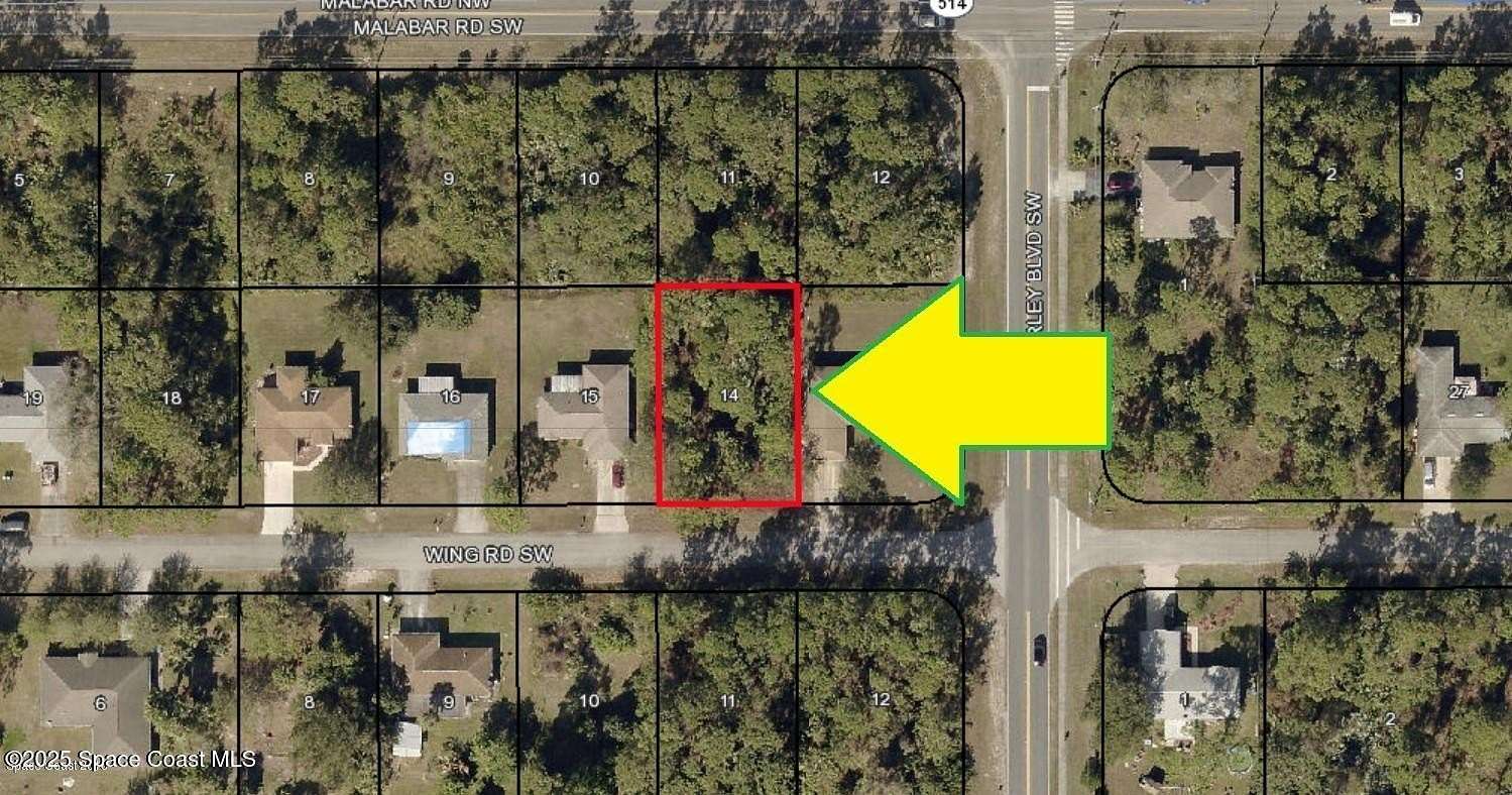 0.23 Acres of Residential Land for Sale in Palm Bay, Florida