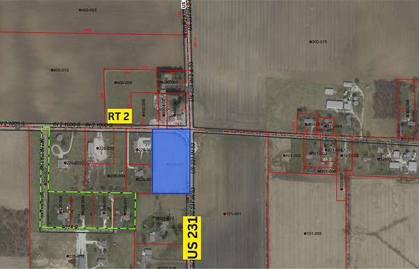 4 Acres of Commercial Land for Sale in Hebron, Indiana