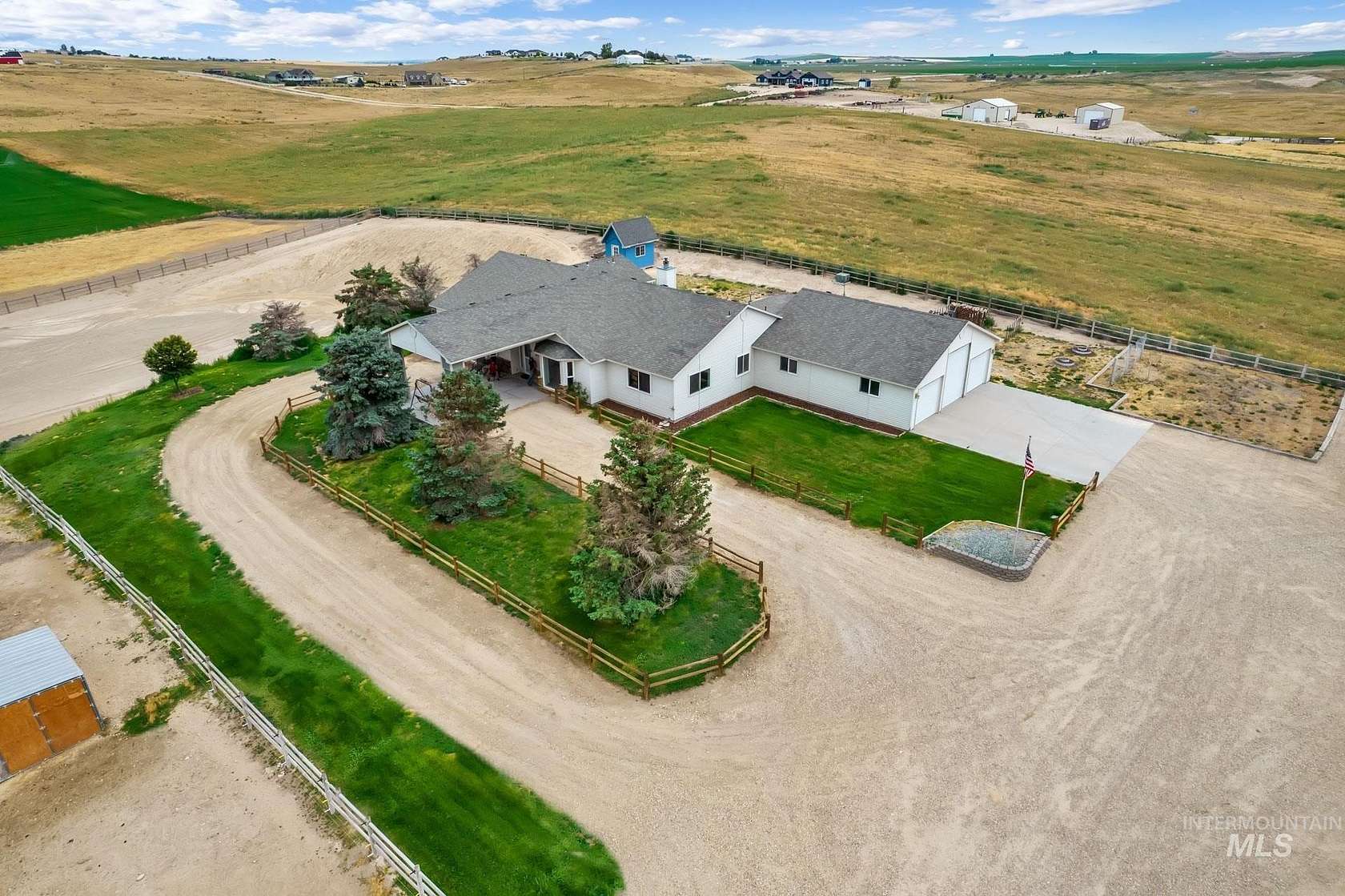 10 Acres of Land with Home for Sale in Nampa, Idaho