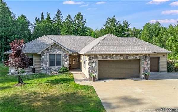 13.6 Acres of Land with Home for Sale in West Branch, Michigan