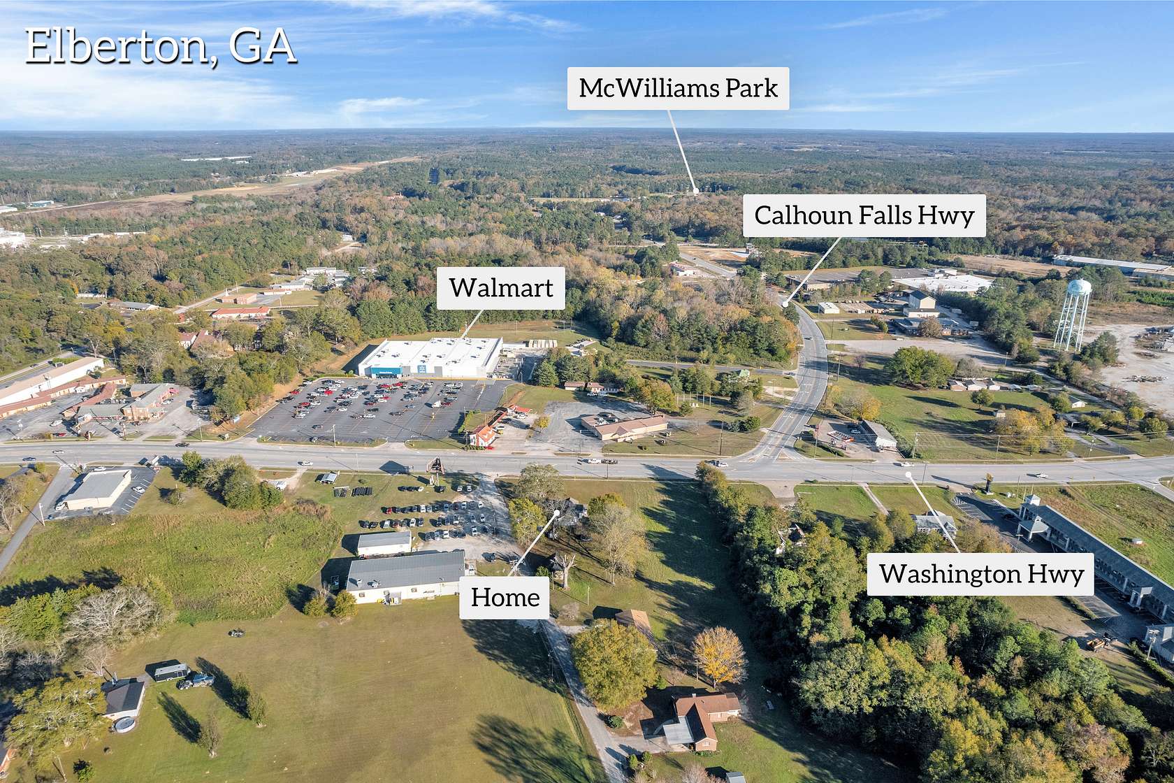 2 Acres of Improved Mixed-Use Land for Sale in Elberton, Georgia