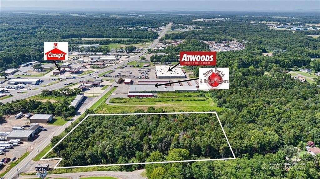5 Acres of Commercial Land for Sale in Russellville, Arkansas