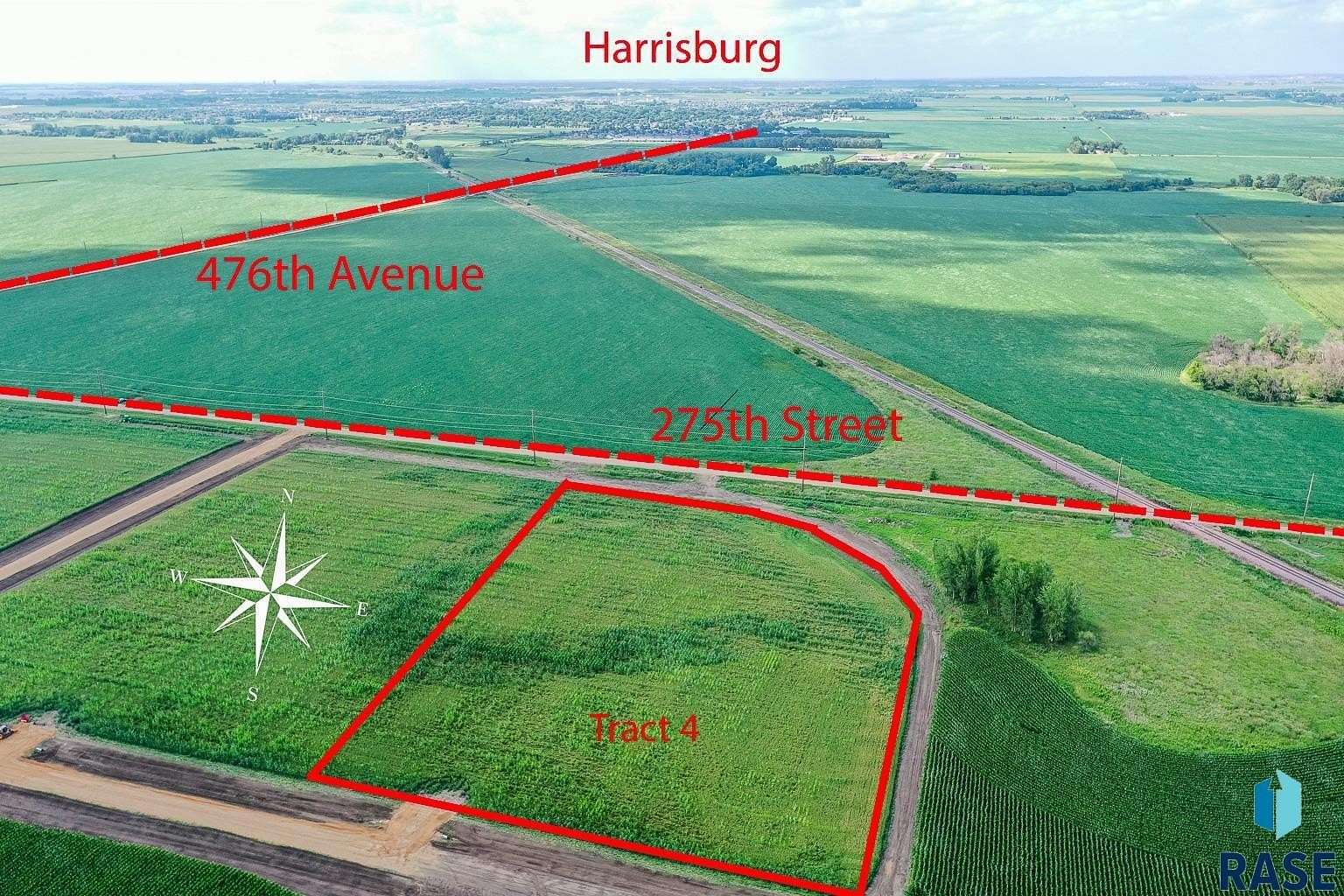 4.3 Acres of Land for Sale in Harrisburg, South Dakota