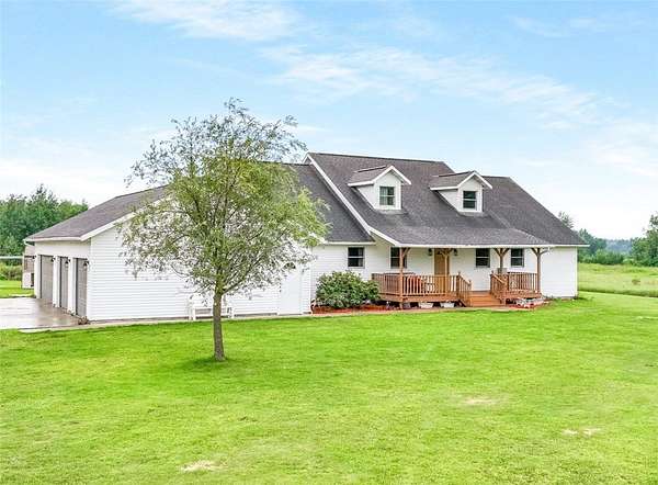 17 Acres of Land with Home for Sale in Rice Lake, Wisconsin