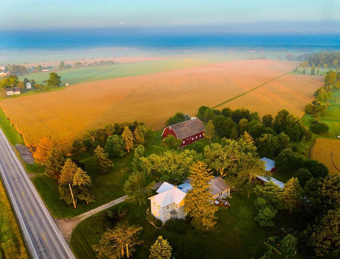 14.5 Acres of Land with Home for Sale in Ida, Michigan