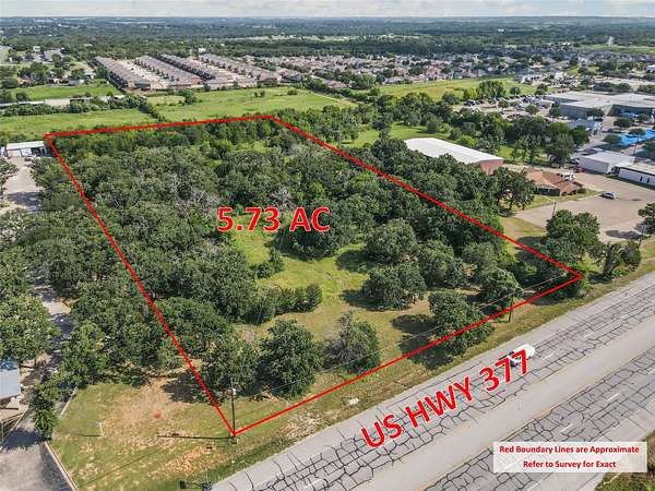 5.73 Acres of Commercial Land for Sale in Granbury, Texas