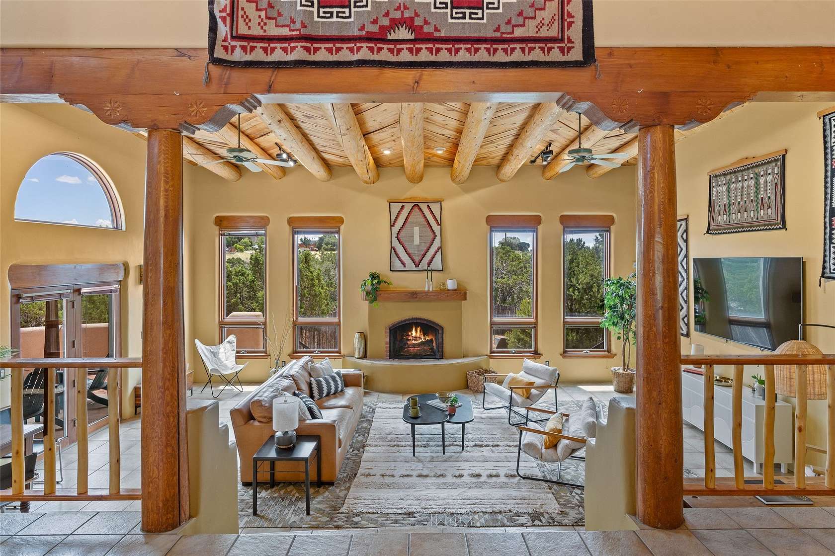 2.5 Acres of Residential Land with Home for Sale in Santa Fe, New Mexico