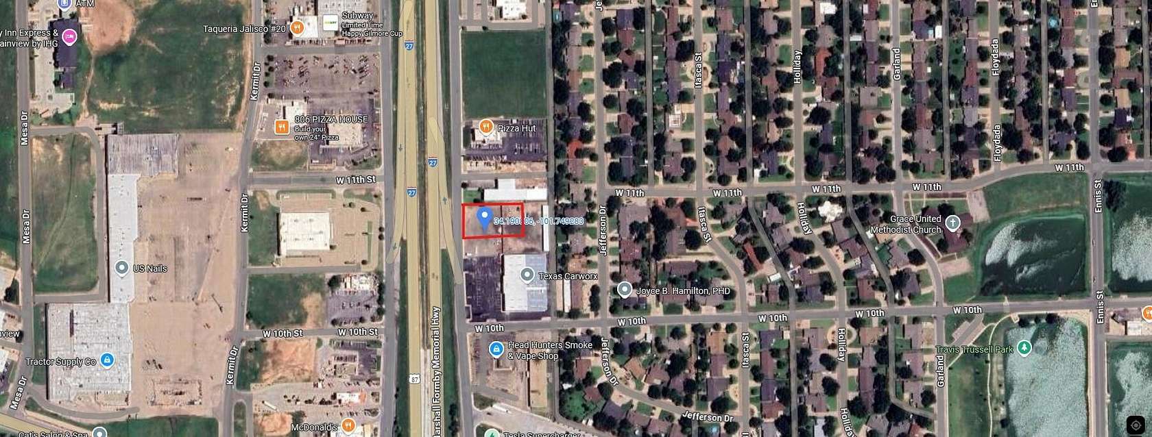 0.77 Acres of Commercial Land for Sale in Plainview, Texas