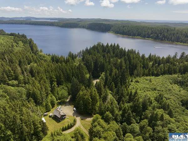 10 Acres of Recreational Land with Home for Sale in Clallam Bay, Washington