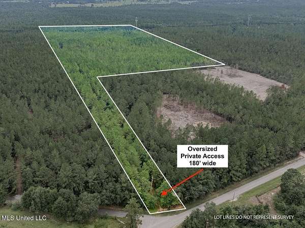 35.1 Acres of Recreational Land for Sale in Saucier, Mississippi