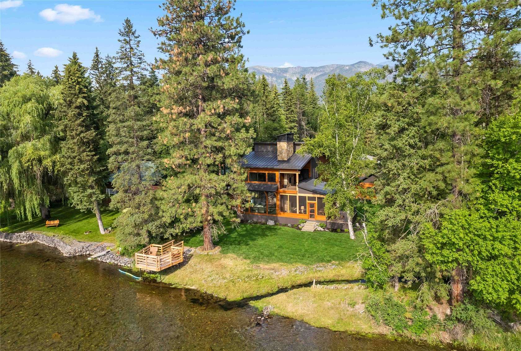 1.78 Acres of Residential Land with Home for Sale in Bigfork, Montana