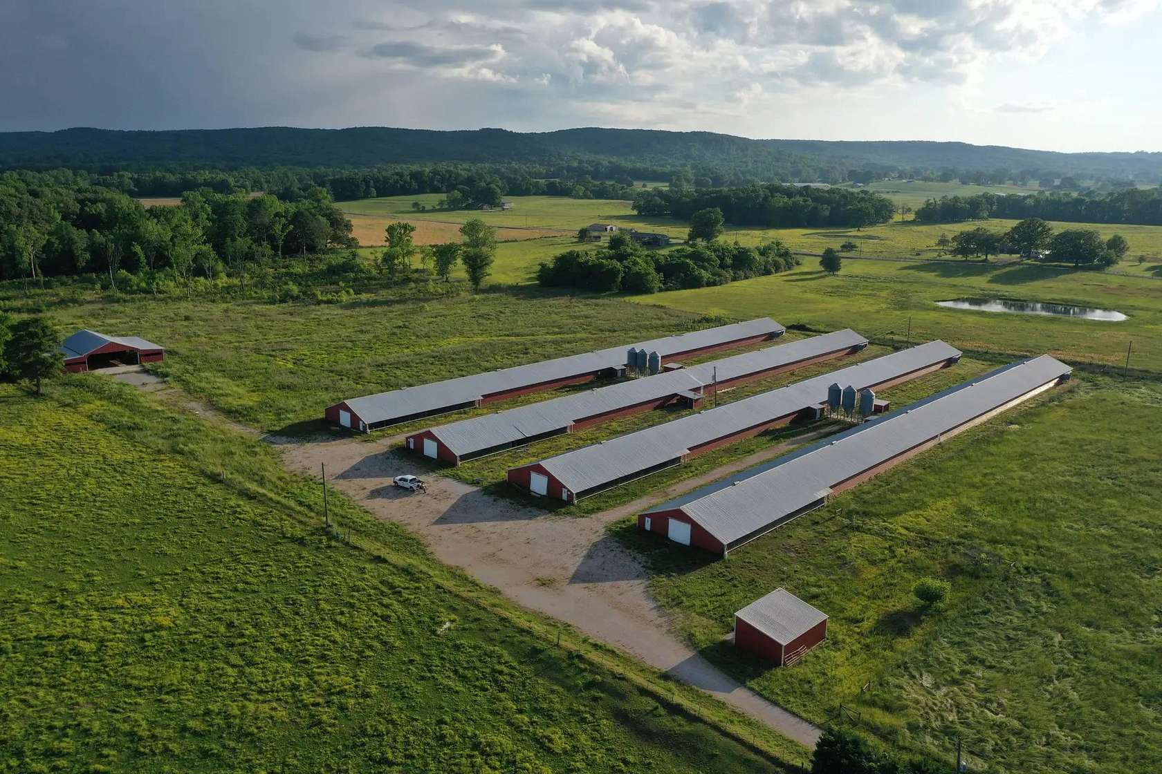 51 Acres of Agricultural Land with Home for Sale in Mount Hope, Alabama