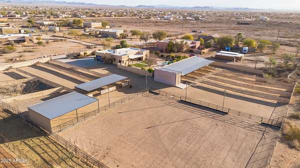 2 Acres of Residential Land with Home for Sale in Wittmann, Arizona