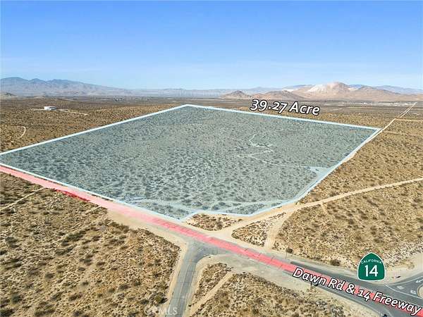 39.3 Acres of Commercial Land for Sale in Rosamond, California