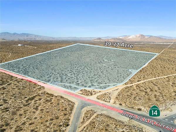 39.3 Acres of Commercial Land for Sale in Rosamond, California