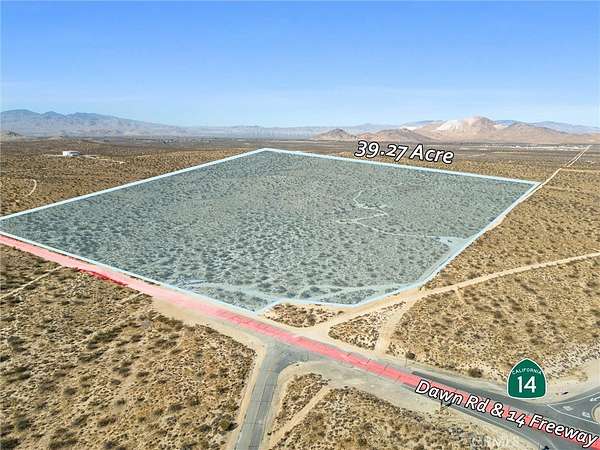 39.3 Acres of Commercial Land for Sale in Rosamond, California