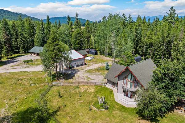 5 Acres of Land with Home for Sale in Bigfork, Montana