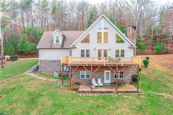 7.12 Acres of Residential Land with Home for Sale in Moravian Falls, North Carolina