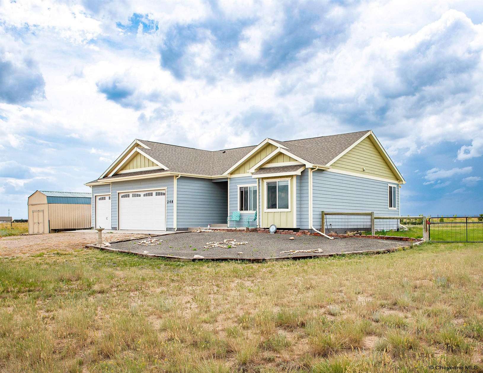 8.85 Acres of Land with Home for Sale in Cheyenne, Wyoming