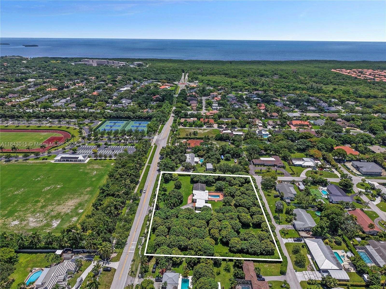 2.28 Acres of Residential Land with Home for Sale in Cutler Bay, Florida