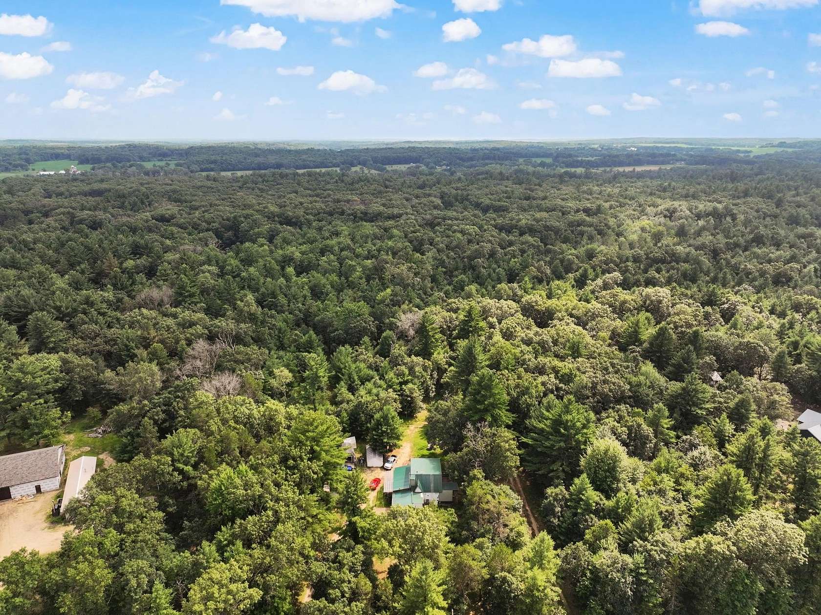 8.82 Acres of Residential Land with Home for Sale in Montello, Wisconsin