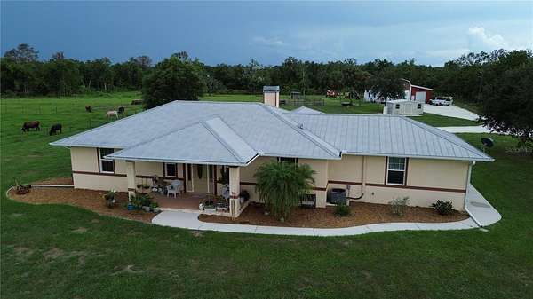 10 Acres of Land with Home for Sale in Arcadia, Florida