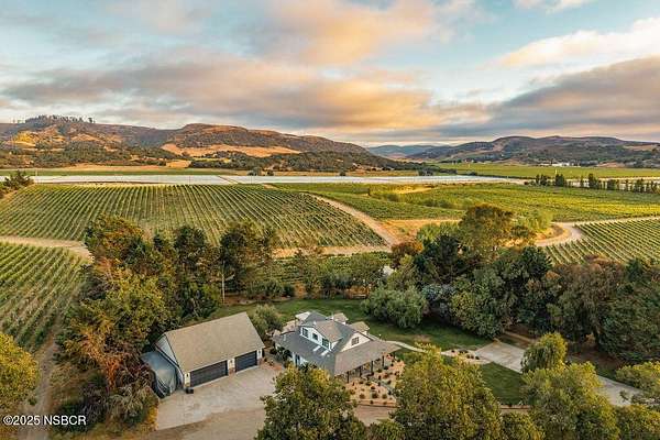 41.8 Acres of Agricultural Land with Home for Sale in Lompoc, California