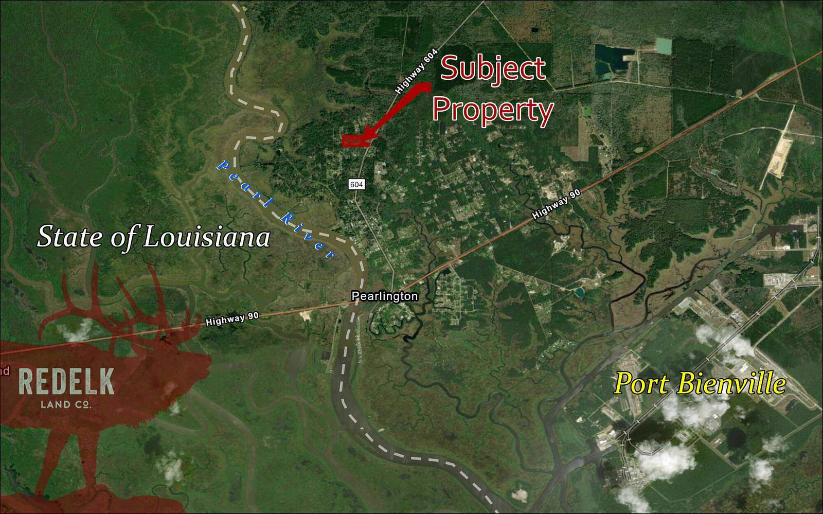 10.9 Acres of Mixed-Use Land for Sale in Pearlington, Mississippi