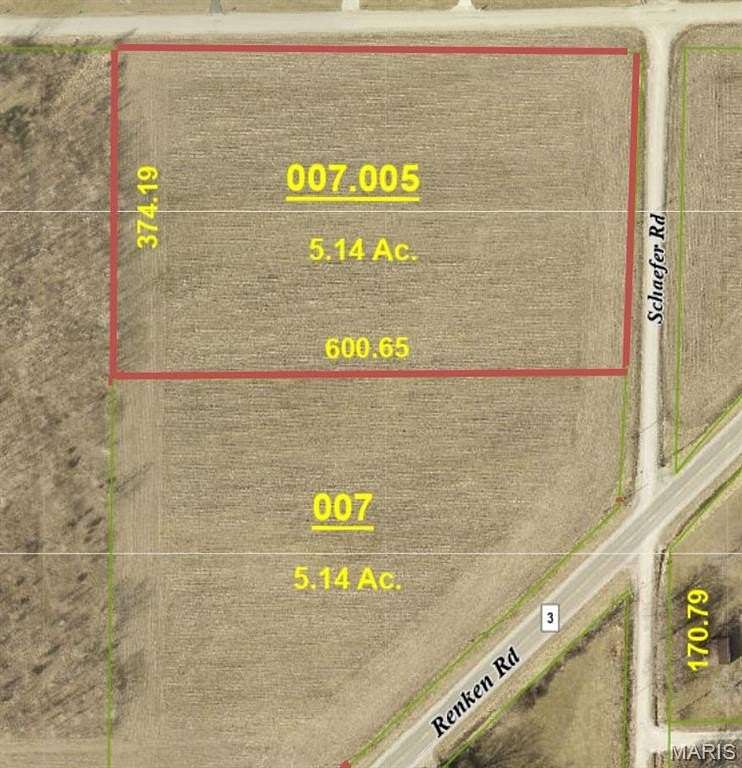 5.14 Acres of Land for Sale in Staunton, Illinois