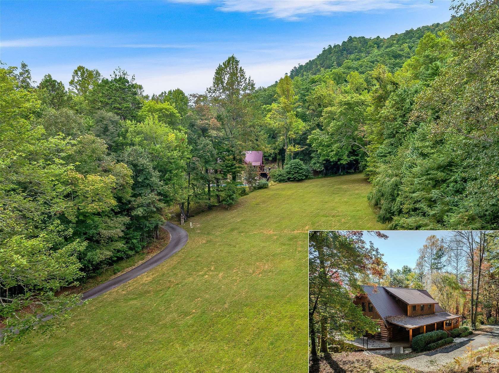 40.7 Acres of Land with Home for Sale in Brevard, North Carolina