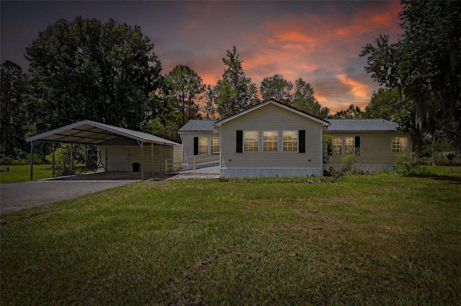 6.49 Acres of Land with Home for Sale in Polk City, Florida