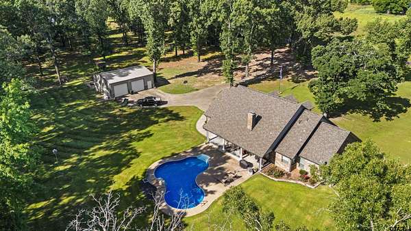 7 Acres of Residential Land with Home for Sale in Quitman, Texas