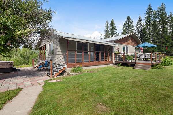 4 Acres of Residential Land with Home for Sale in Whitefish, Montana