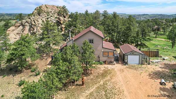 6 Acres of Residential Land with Home for Sale in Cheyenne, Wyoming