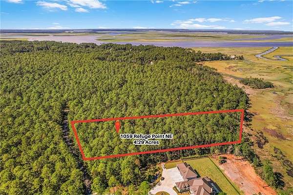 4.28 Acres of Land for Sale in Townsend, Georgia