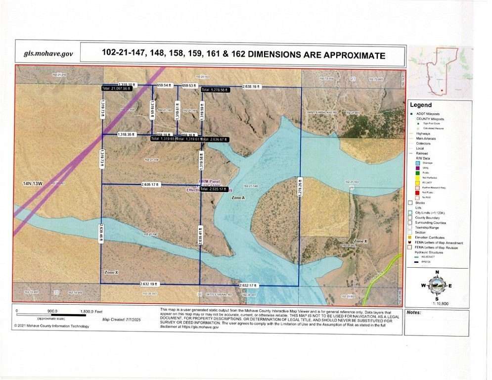638 Acres of Land for Sale in Wikieup, Arizona
