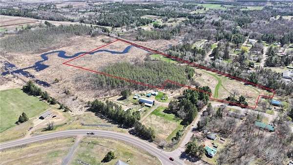 21.3 Acres of Recreational Land & Farm for Sale in Minong, Wisconsin