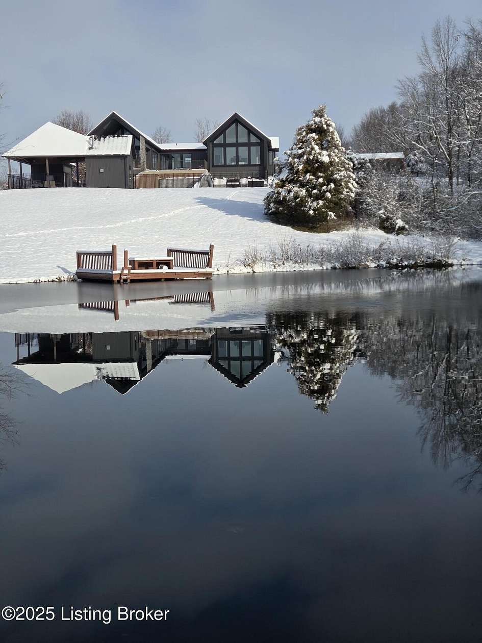 9.16 Acres of Residential Land with Home for Sale in Taylorsville, Kentucky