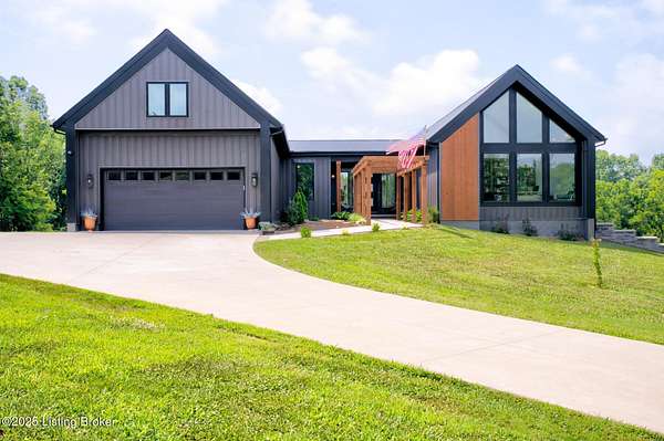 9.16 Acres of Residential Land with Home for Sale in Taylorsville, Kentucky