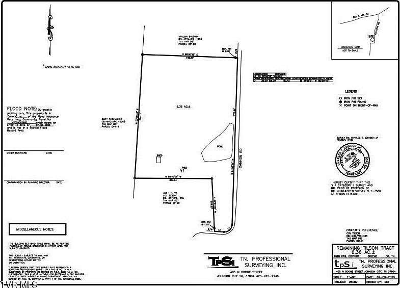 6.36 Acres of Agricultural Land for Sale in Limestone, Tennessee
