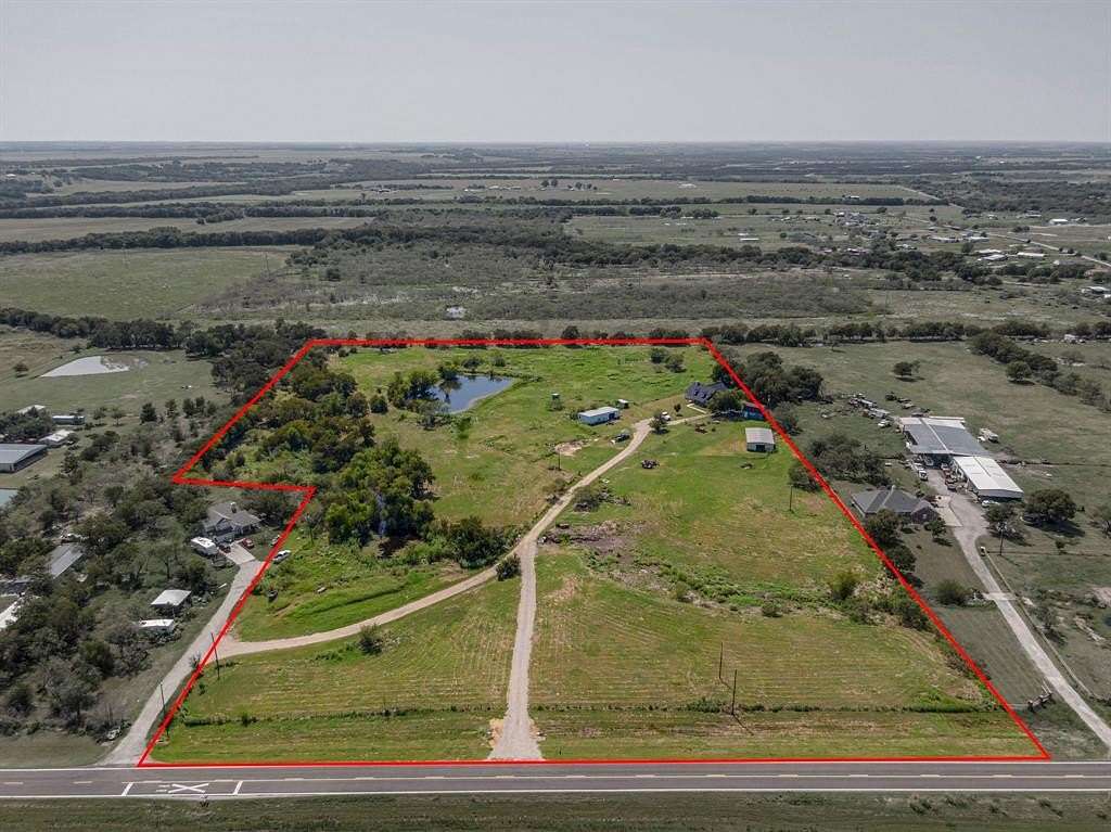 14 Acres of Land with Home for Sale in Ennis, Texas