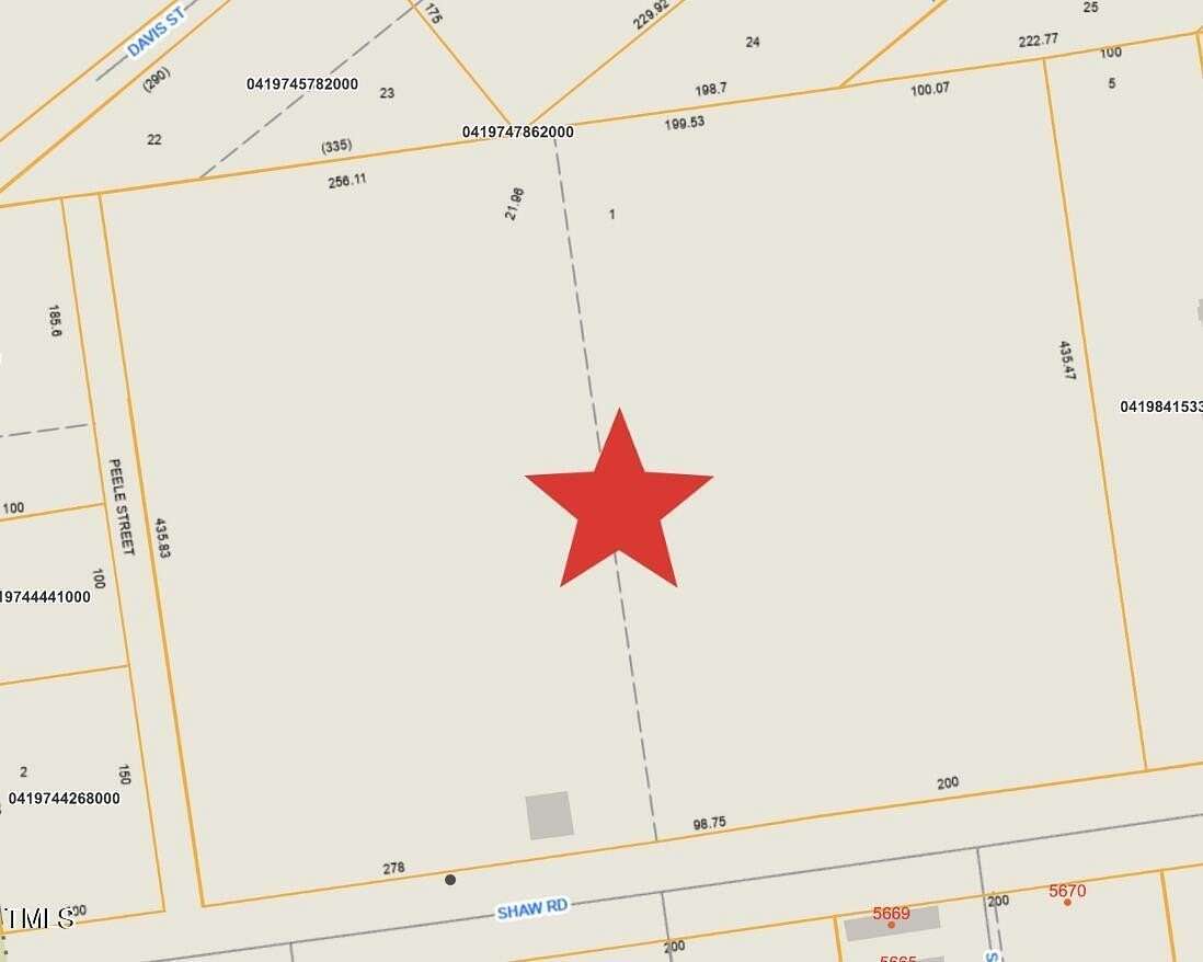 5.77 Acres of Residential Land for Sale in Fayetteville, North Carolina