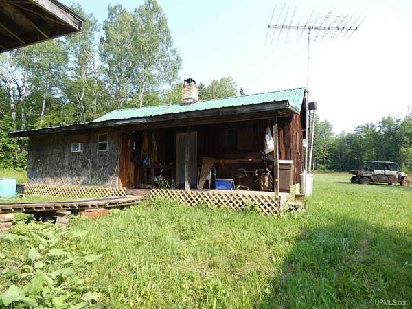 120 Acres of Recreational Land with Home for Sale in White Pine, Michigan