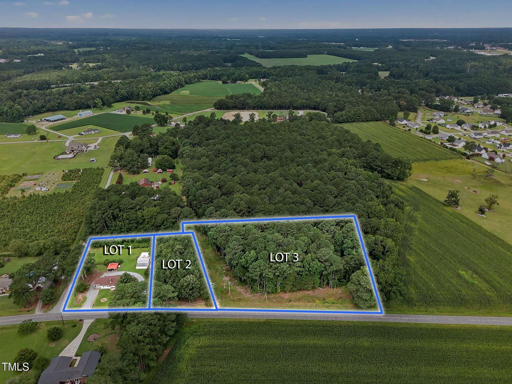 3.14 Acres of Residential Land with Home for Sale in Selma, North Carolina